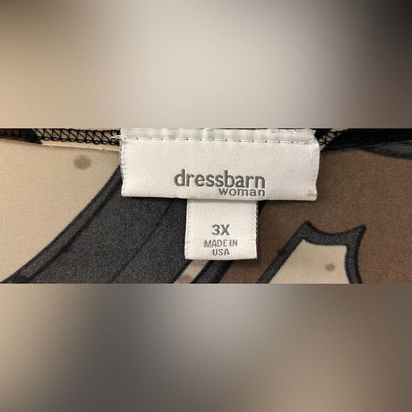 PREOWNED β¦ DRESS BARN βSize: 3Xβ Patterned Blouse - Picture 3 of 3